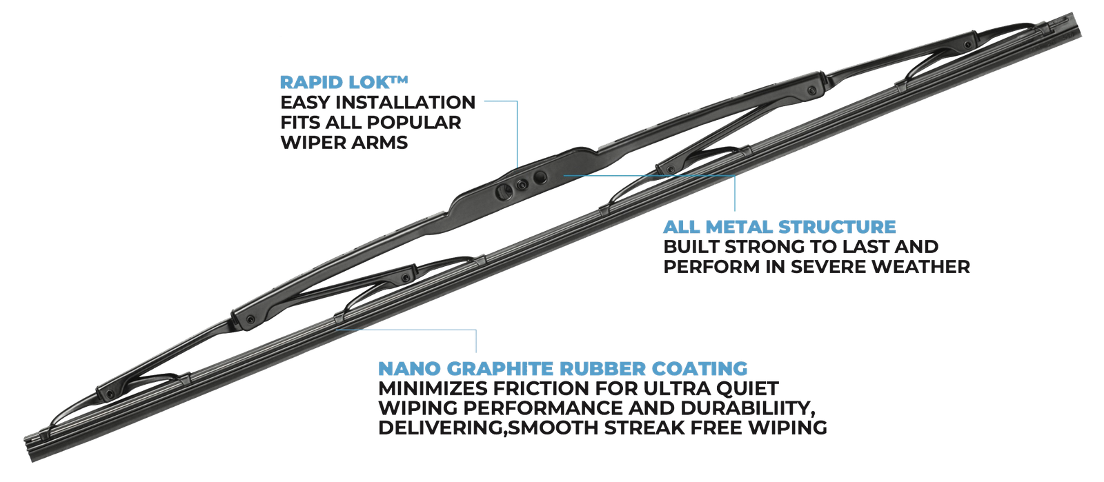 Invisible Glass Rain Defense Conventional 14 inch Wiper Blade